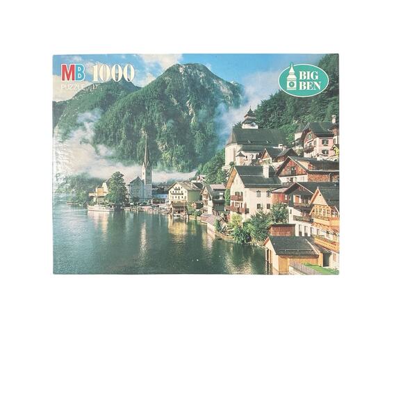 NEW Vintage 1994 Big Ben 1000 Piece Puzzle Hallstatt Austria Sealed - Picture 1 of 1